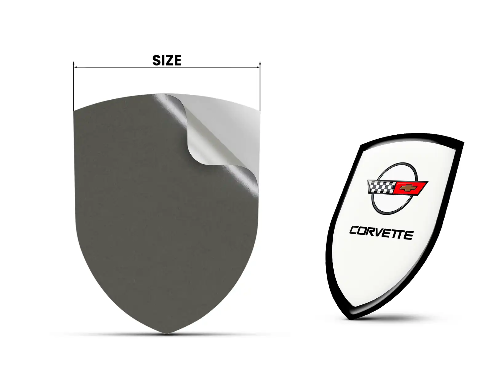 Corvette Adesivi Vetri Veicoli Edizione Eleganti Regolabili